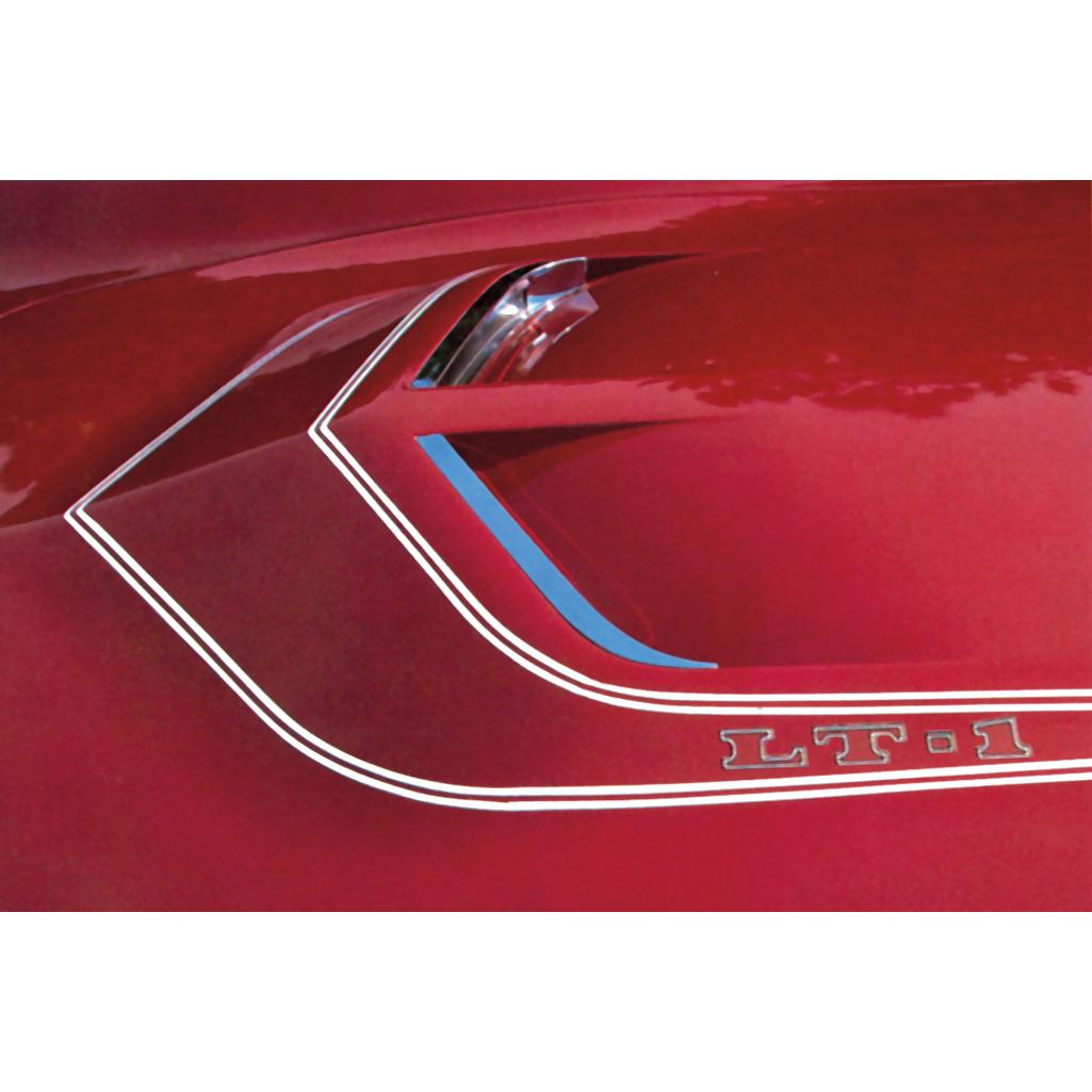 C3 1970 Corvette Hood Stencil Kit, LT1