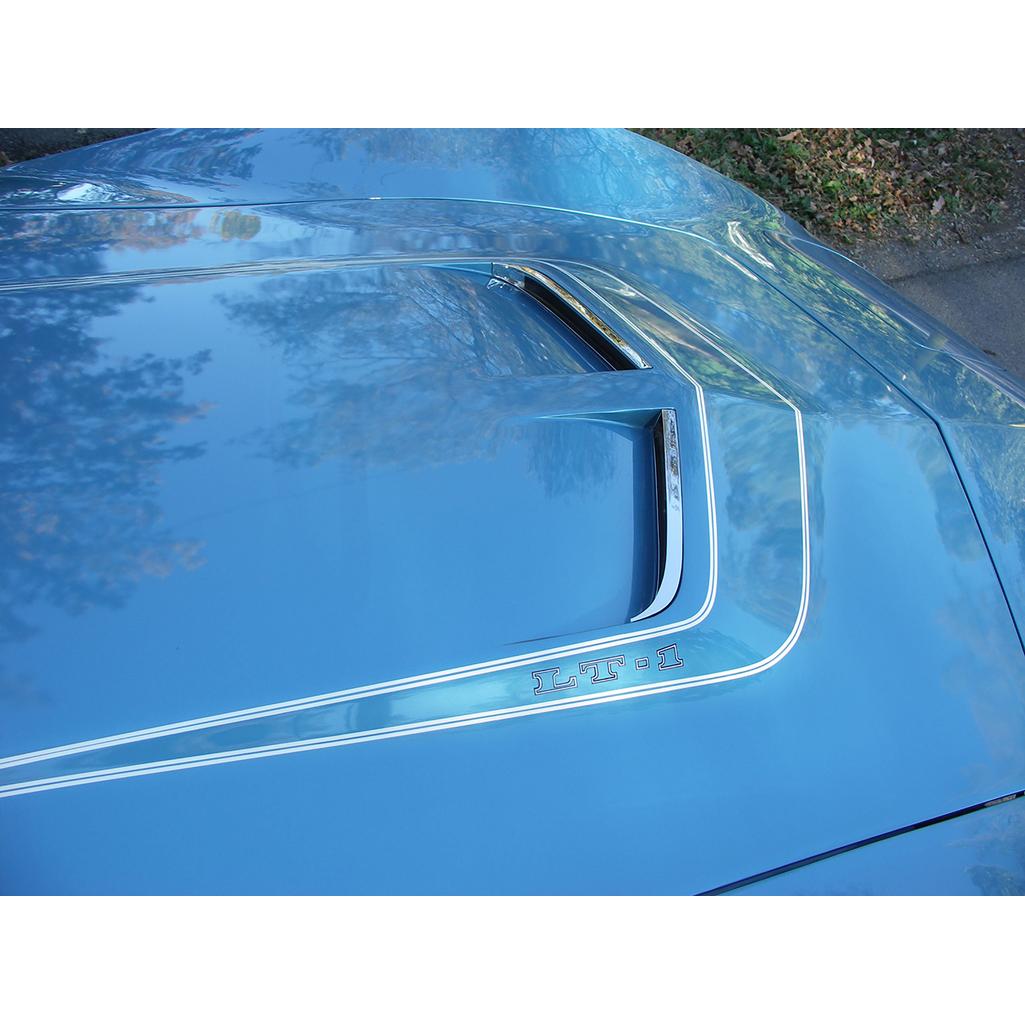 C3 1971-1972 Corvette Hood Stencil Kit, LT1
