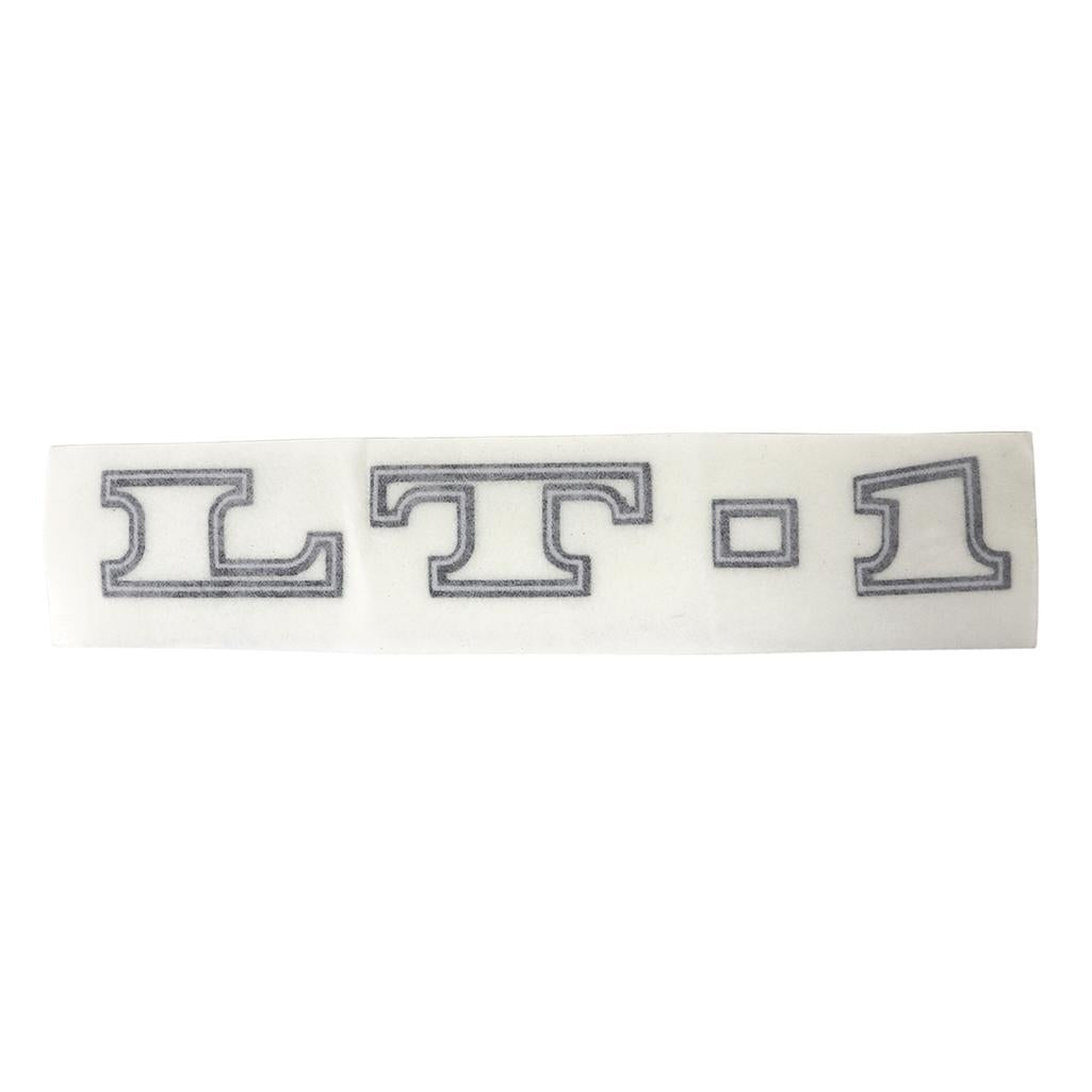 C3 1971-1972 Corvette Hood Decal, LT1 Black/White