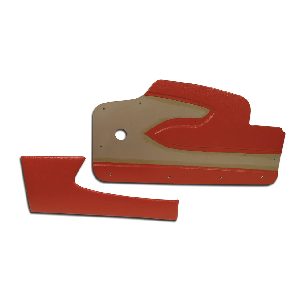 C1 1958 Corvette Door Panels with Metal Support - Pair
