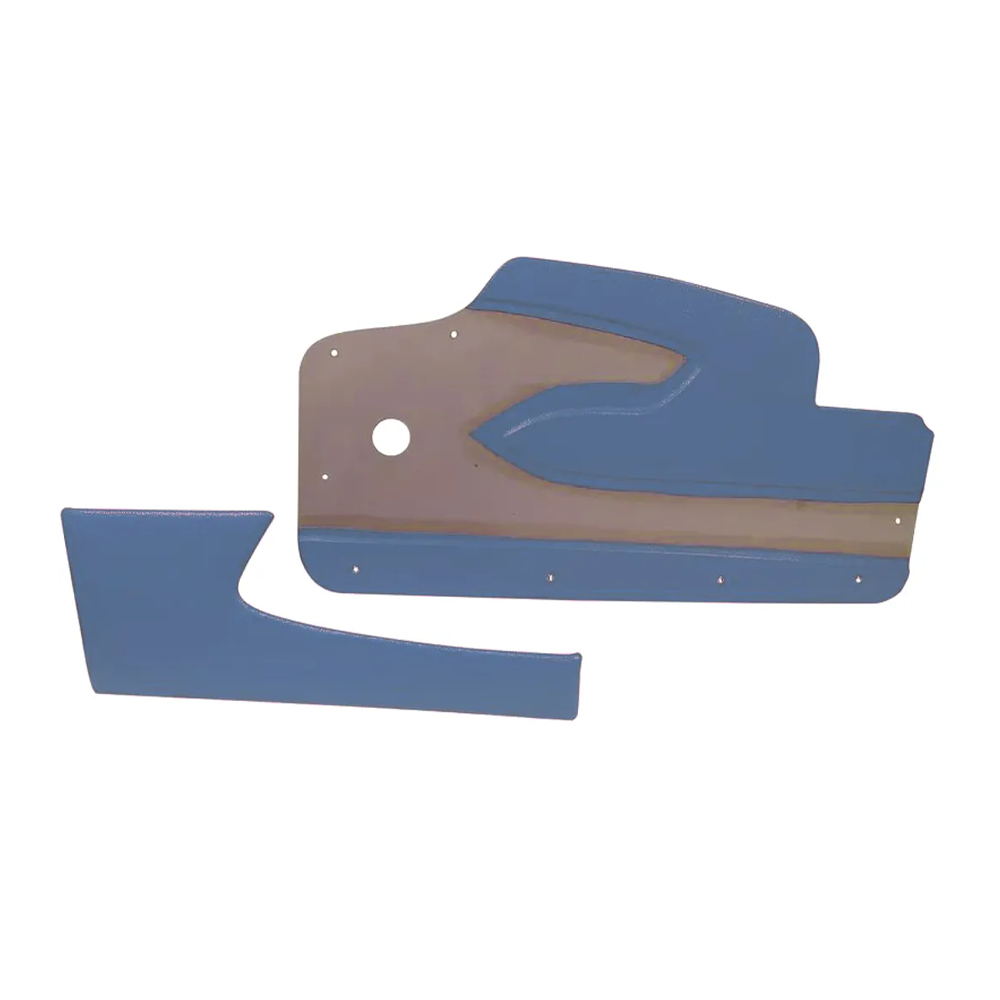 C1 1958 Corvette Door Panels with Metal Support - Pair