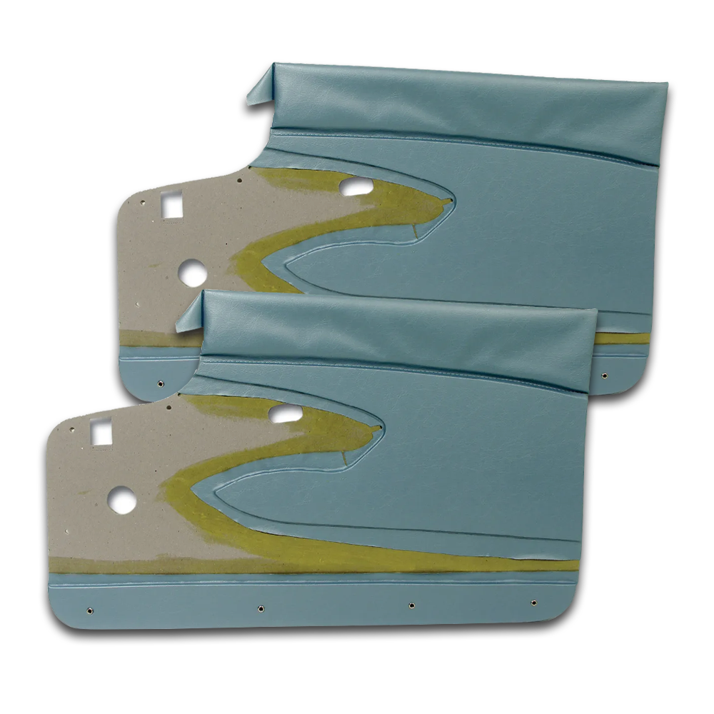C1 1959 Corvette Door Panels W/O Supports - Pair