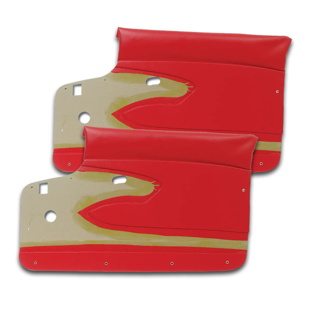 C1 1959 Corvette Door Panels W/O Supports - Pair