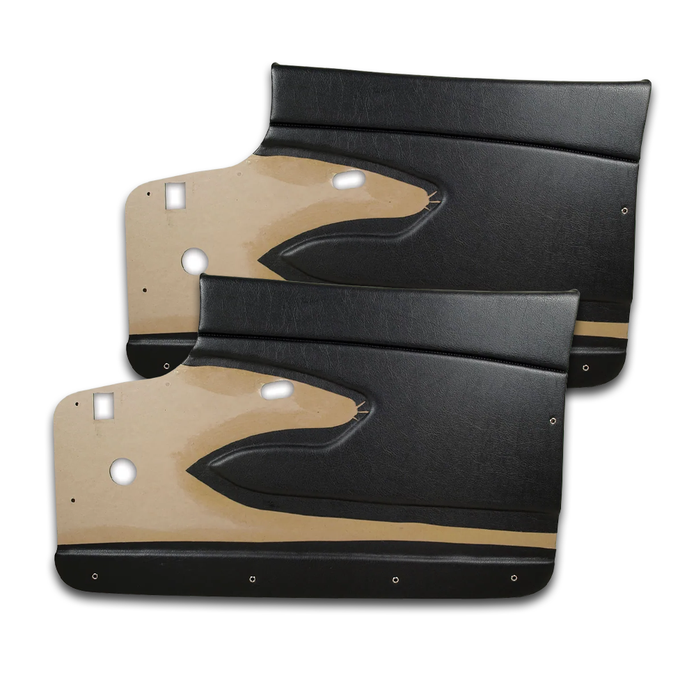 C1 1959 Corvette Door Panels - Metal Support - Pair