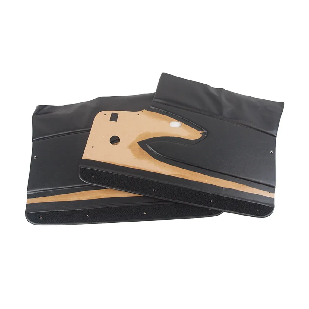 C1 1960-1961 Corvette Door Panels - Black - Pair