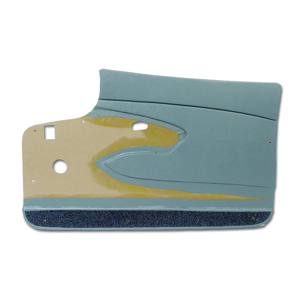C1 1960-1961 Corvette Door Panels with Metal Support - Pair