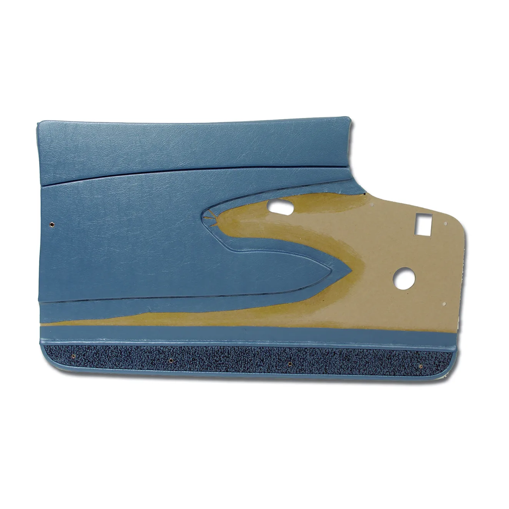 C1 1960-1961 Corvette Door Panels with Metal Support - Pair
