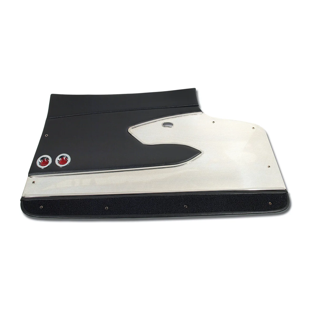 C1 1960 Corvette Door Panels - Black Deluxe - Pair