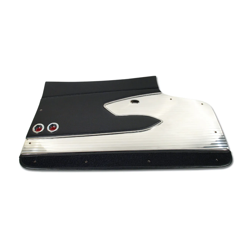 C1 1961 Corvette Door Panels - Black Deluxe - Pair