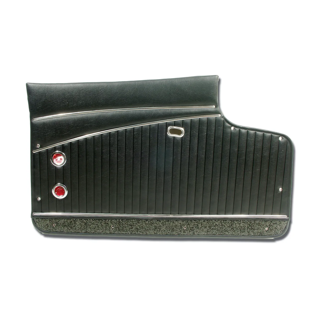 C1 1962 Corvette Door Panels - Black Deluxe - Pair