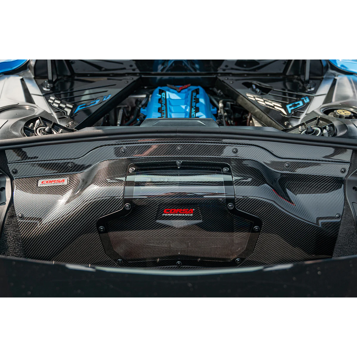 Corvette Corsa Trunk Panel - Carbon Fiber W/ Window : 2020- 2024 C8 Stingray, Z06 Coupe