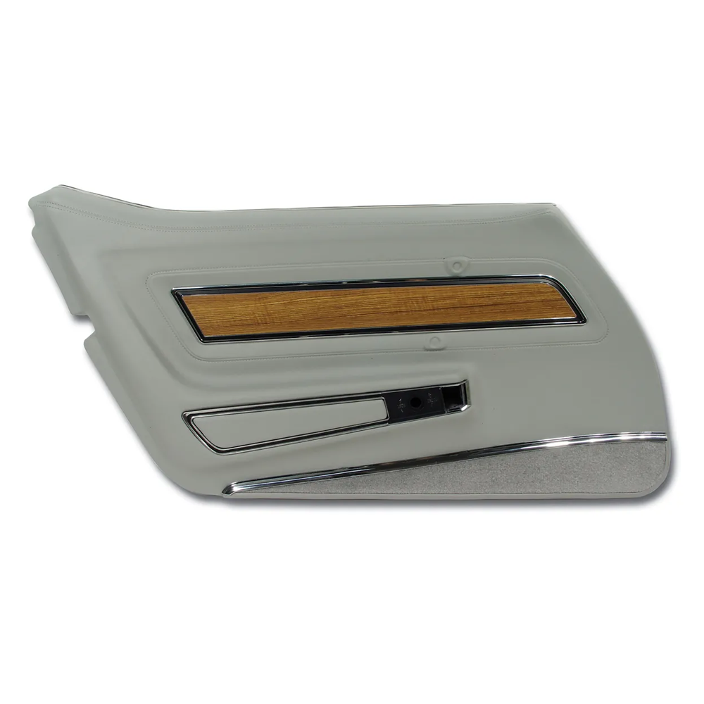 C3 1976 Corvette Door Panel - Deluxe W/Teak Insert - LH