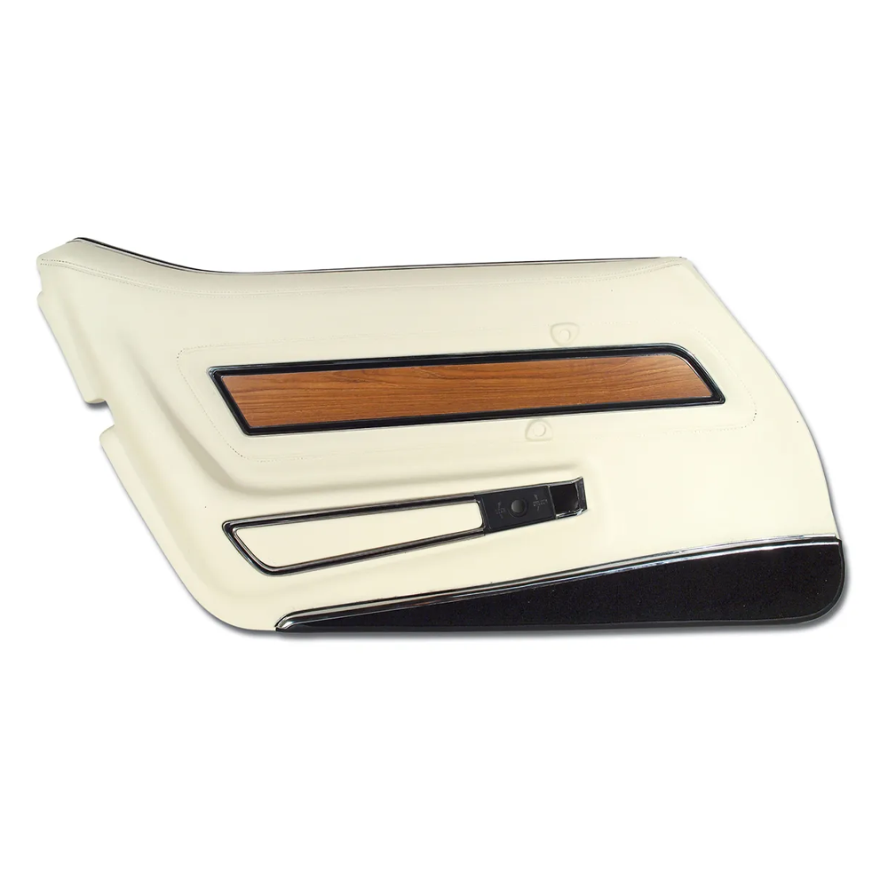 C3 1976 Corvette Door Panel - Deluxe W/Teak Insert - LH