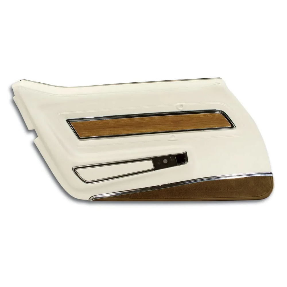 C3 1976 Corvette Door Panel - Deluxe W/Teak Insert - LH