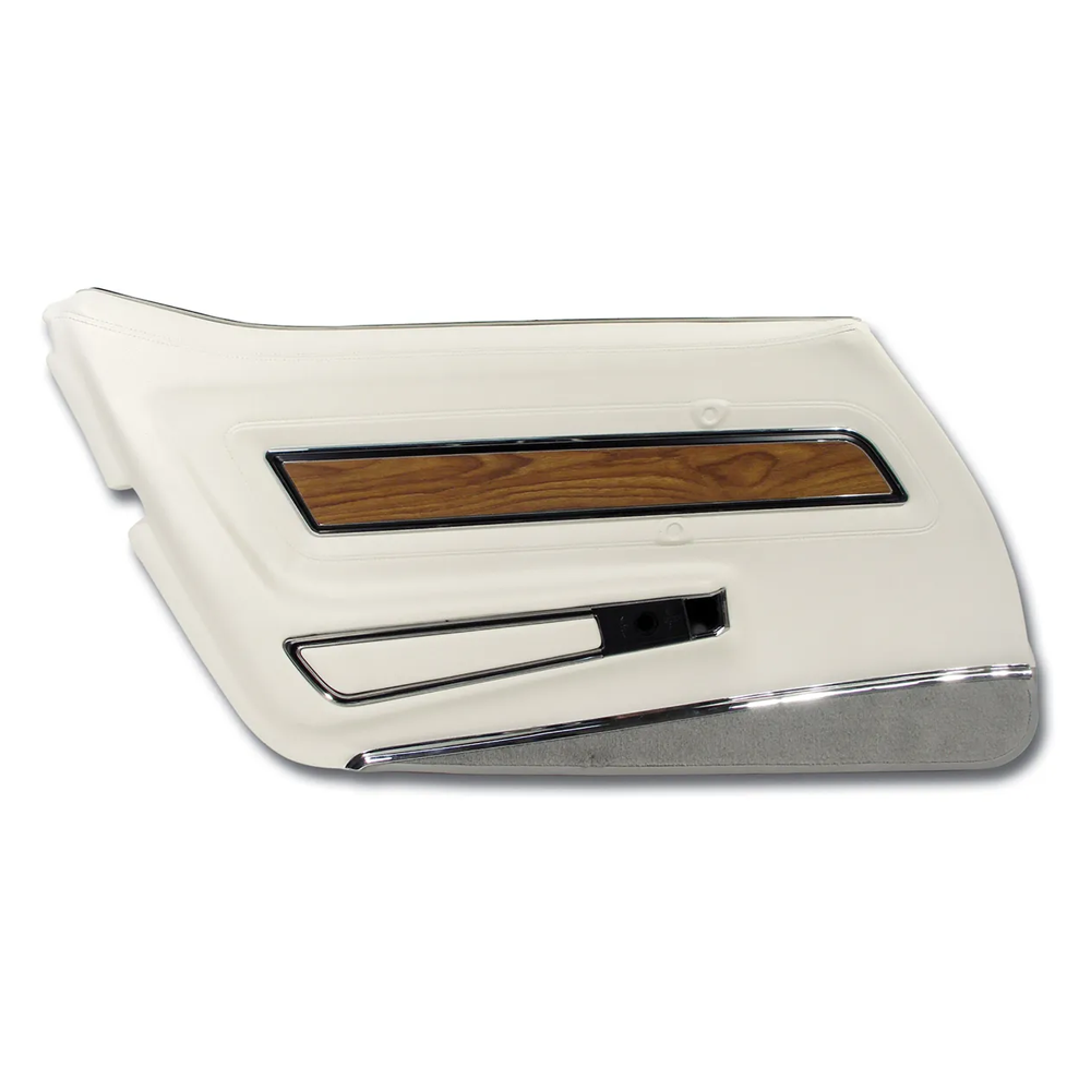 C3 1976 Corvette Door Panel - Deluxe W/Teak Insert - LH