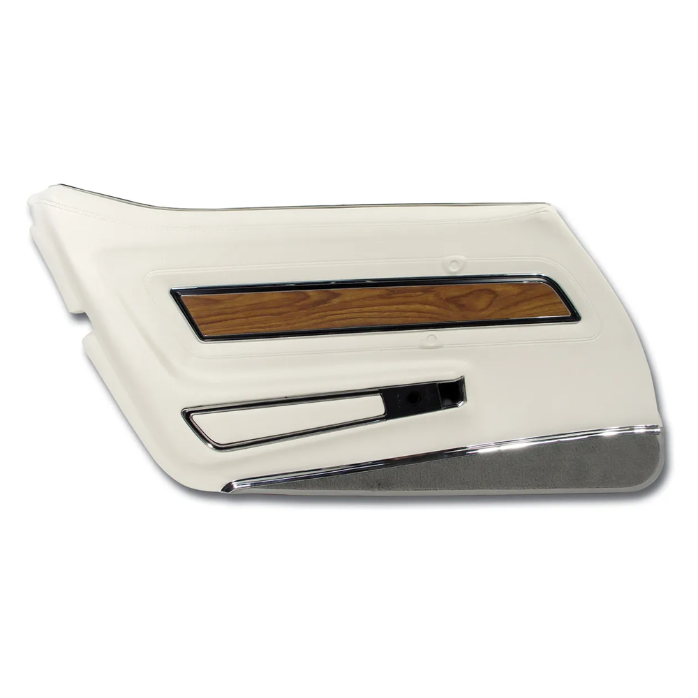 C3 1976 Corvette Door Panel - Deluxe W/Teak Insert - LH
