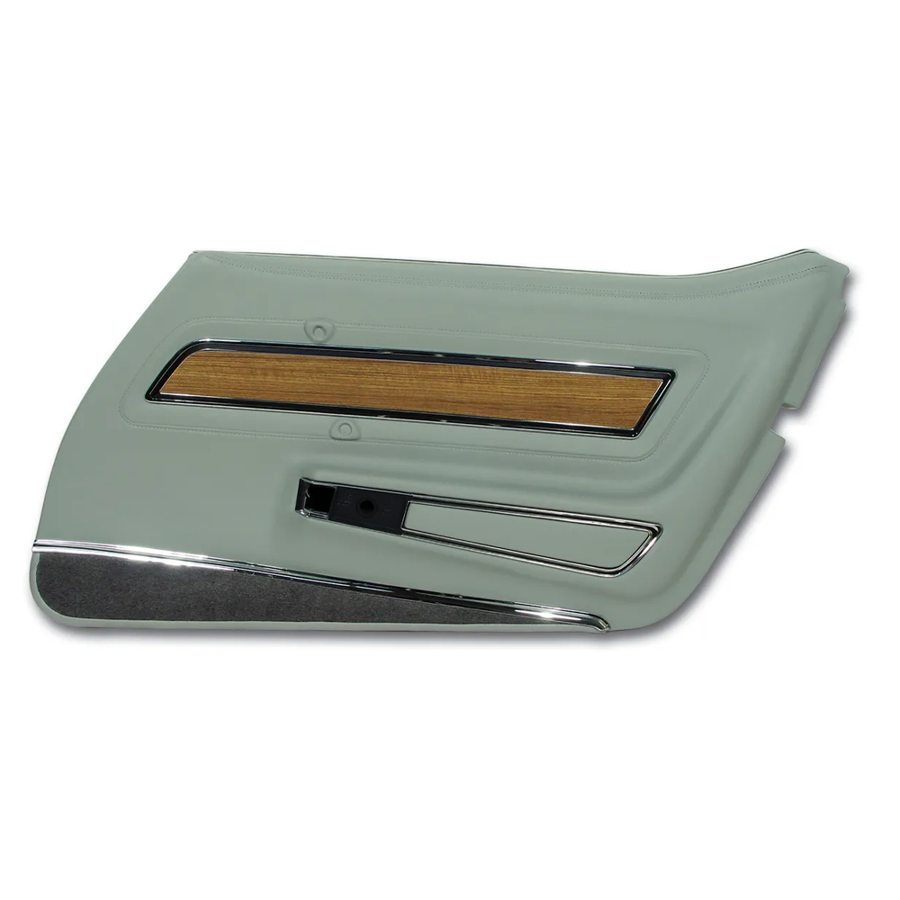 C3 1976 Corvette Door Panel - Deluxe W/Teak Insert - RH