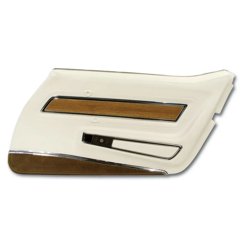 C3 1976 Corvette Door Panel - Deluxe W/Teak Insert - RH