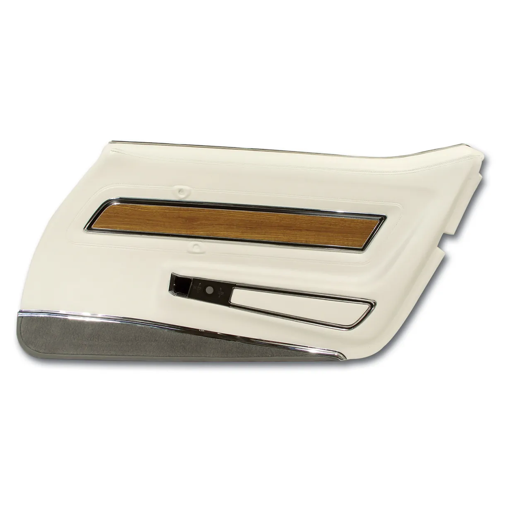 C3 1976 Corvette Door Panel - Deluxe W/Teak Insert - RH
