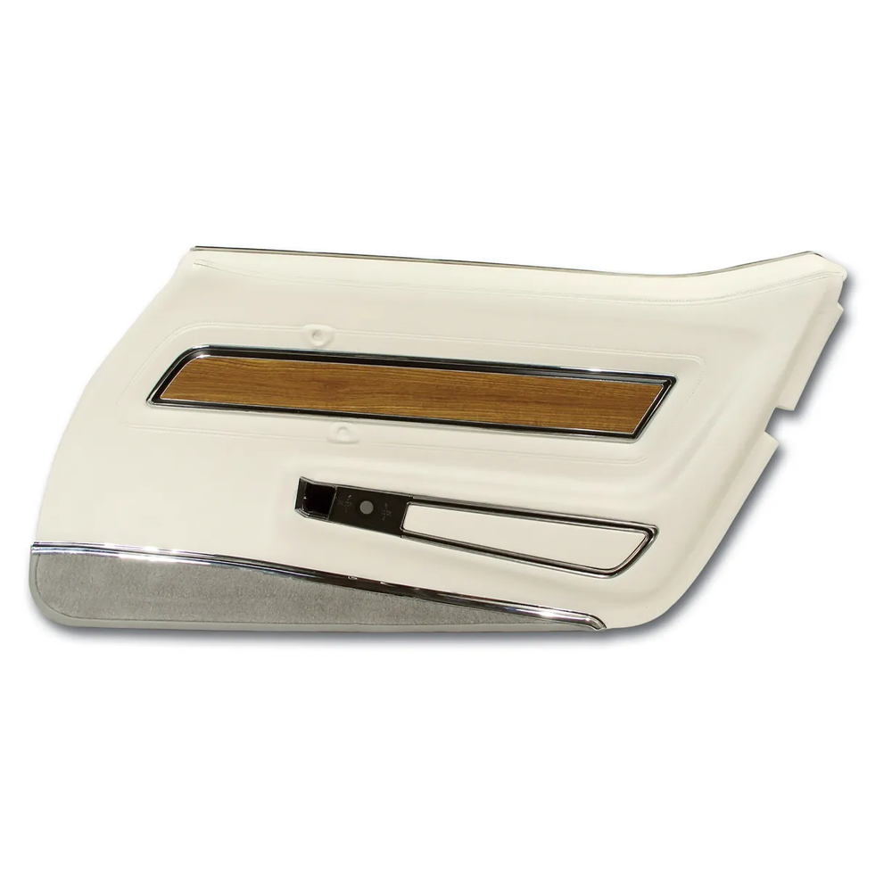 C3 1976 Corvette Door Panel - Deluxe W/Teak Insert - RH