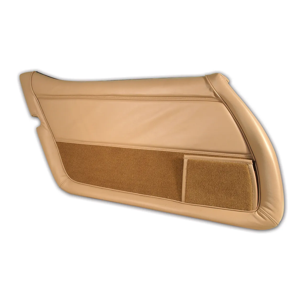 C3 1978-1982 Corvette Leather Door Panel W/Carpet - Left Hand
