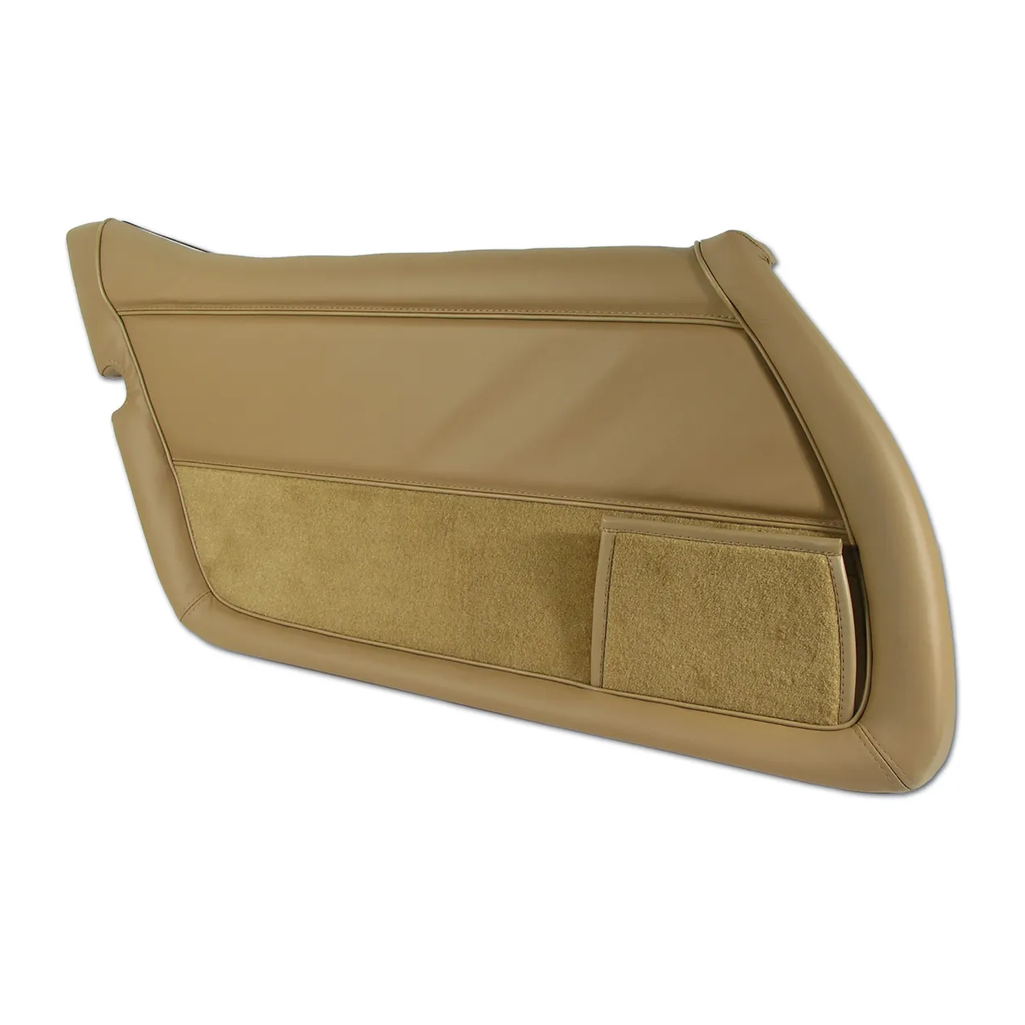 C3 1978-1982 Corvette Leather Door Panel W/Carpet - Left Hand