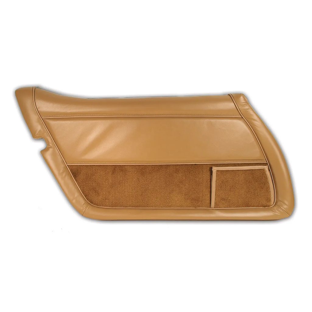 C3 1978-1982 Corvette Leather Door Panel W/Carpet - Left Hand