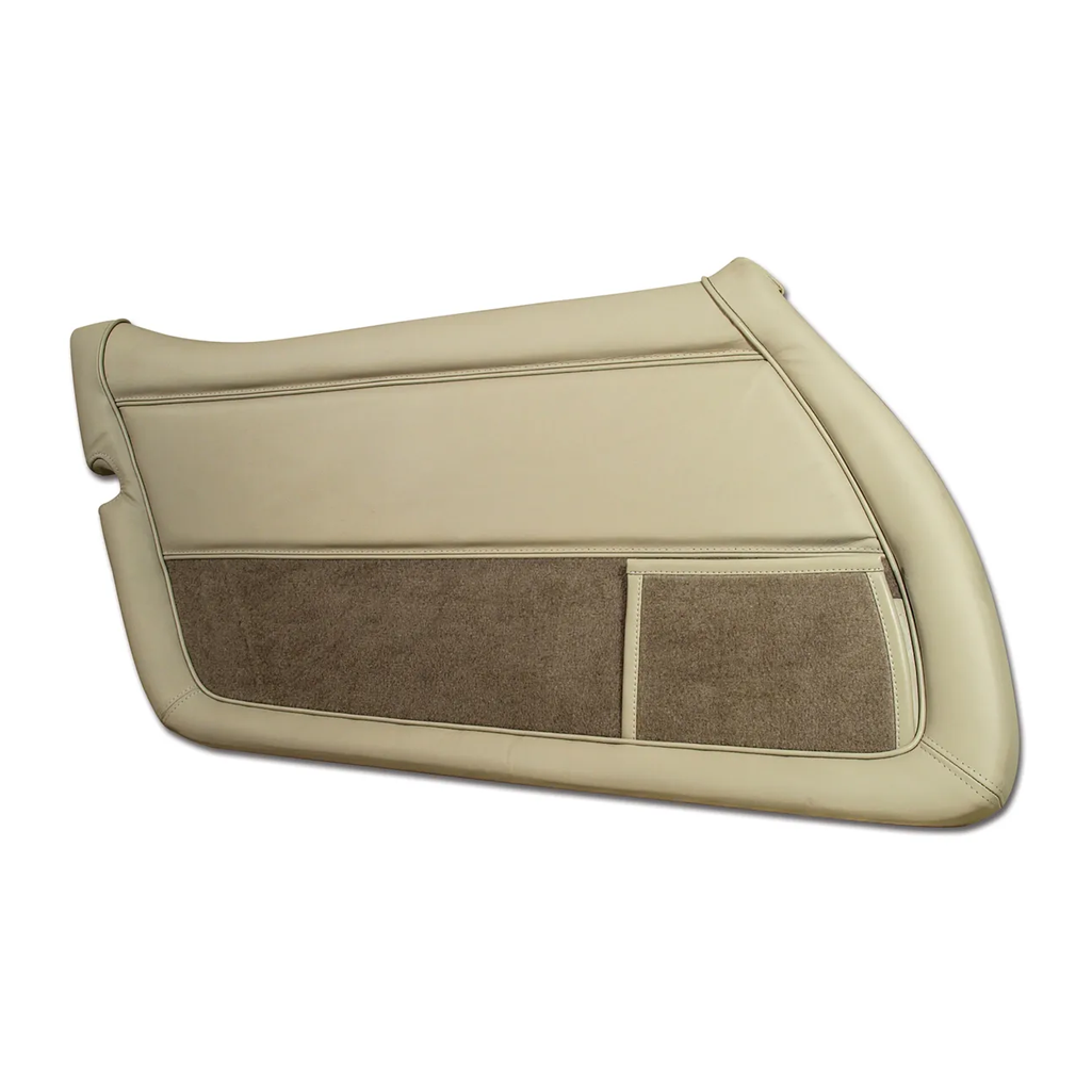C3 1978-1982 Corvette Leather Door Panel W/Carpet - Left Hand
