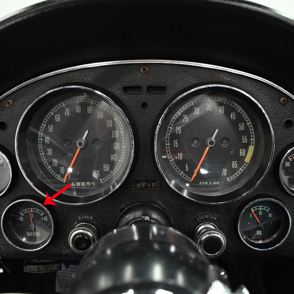 C2 1965-1967 Corvette Ammeter Gauge