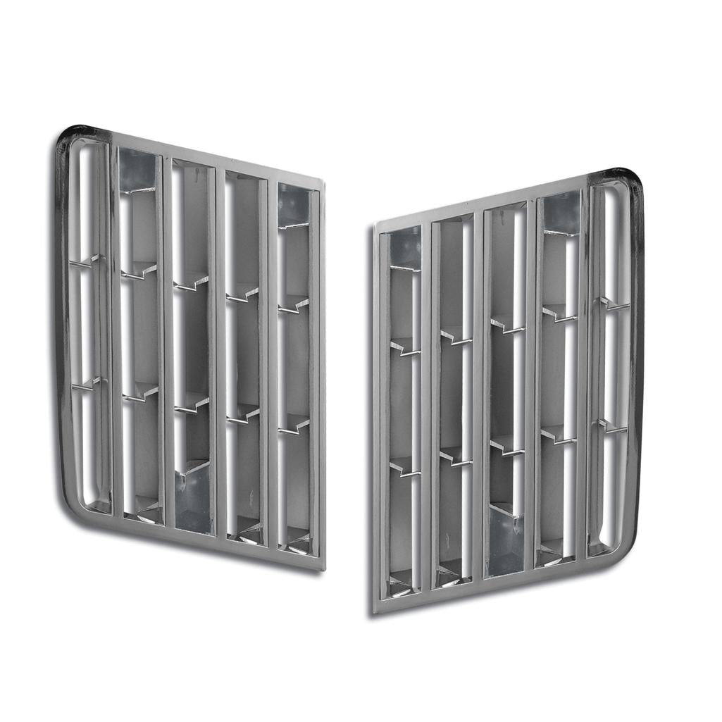 C3 1980-1982 Corvette Side Louvers, Chrome