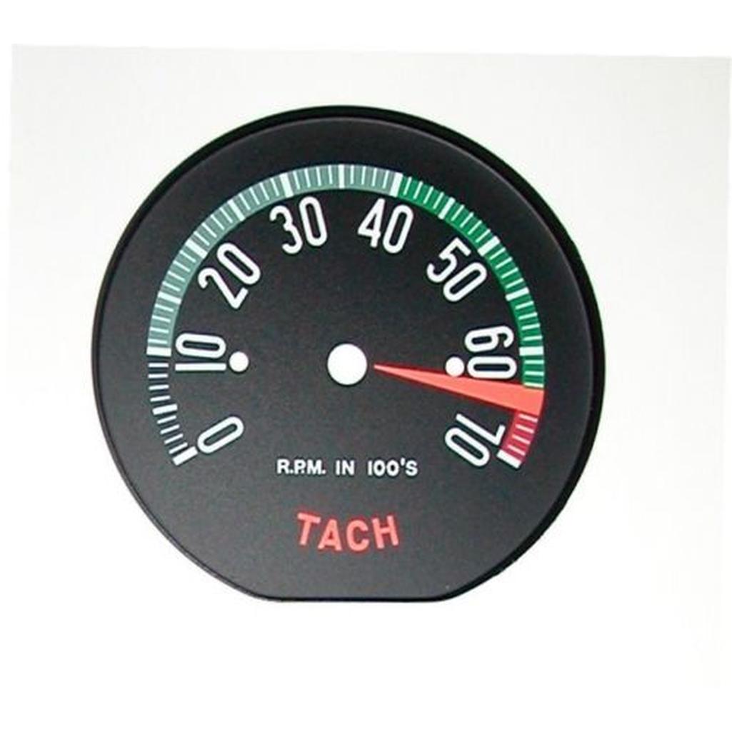 C1 1960 Corvette Tachometer Face Hi RPM 1960E