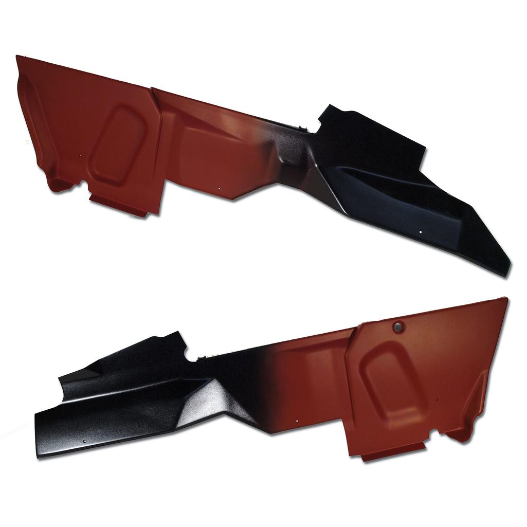 C4 1984-1985 Corvette Console Side Panels, Red
