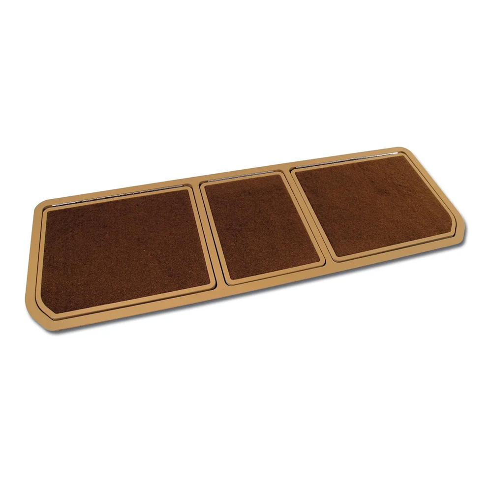 C3 1976 Corvette Rear Compartment Unit - Buckskin Pile 3-Door