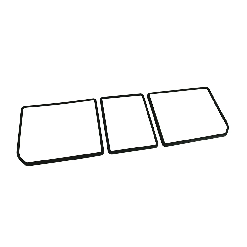 C3 1968-1979 Corvette Rear Compartment Unit Door Frames - 3-Piece