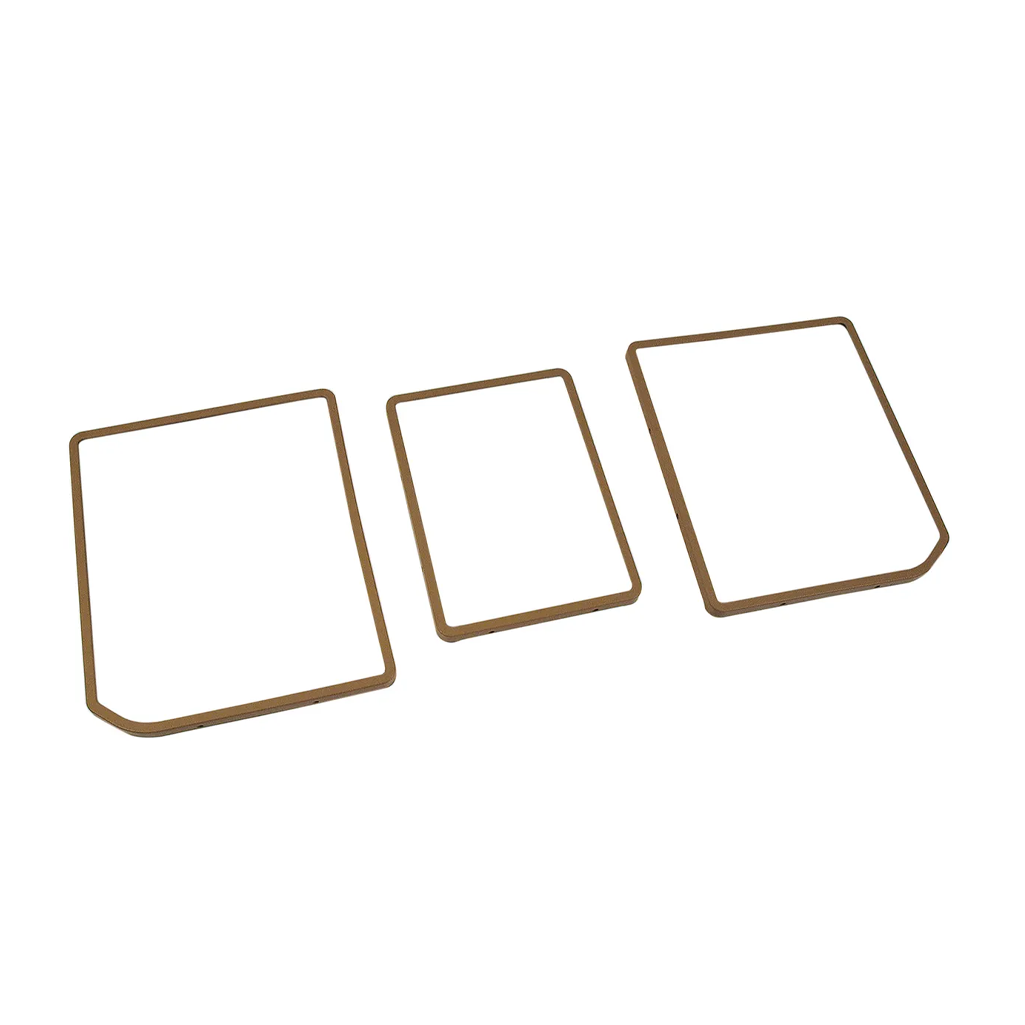 C3 1968-1979 Corvette Rear Compartment Unit Door Frames - 3-Piece