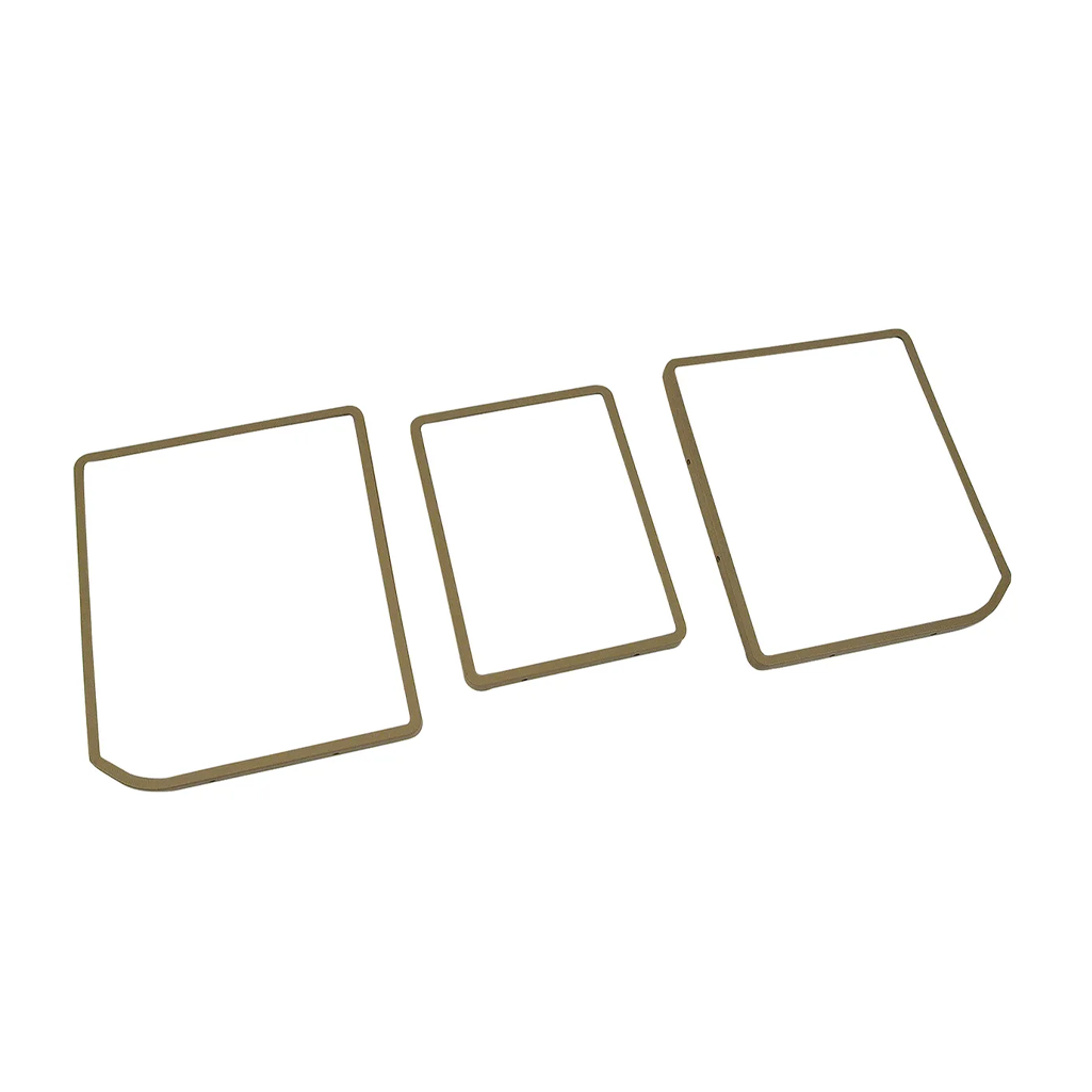 C3 1968-1979 Corvette Rear Compartment Unit Door Frames - 3-Piece