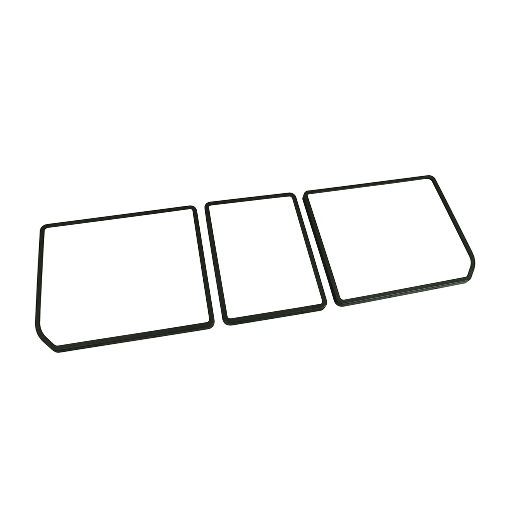 C3 1968-1979 Corvette Rear Compartment Unit Door Frames - 3-Piece