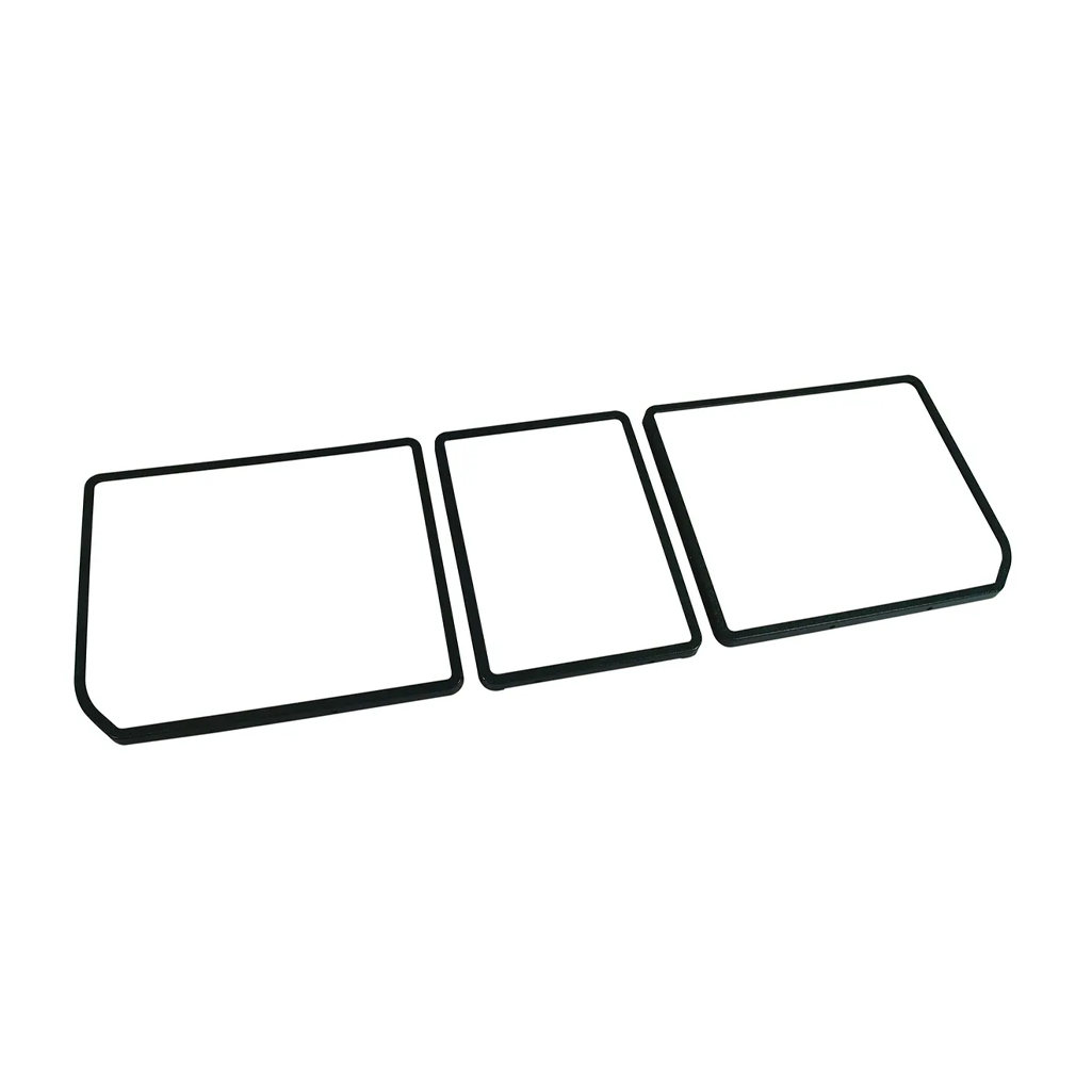 C3 1968-1979 Corvette Rear Compartment Unit Door Frames - 3-Piece