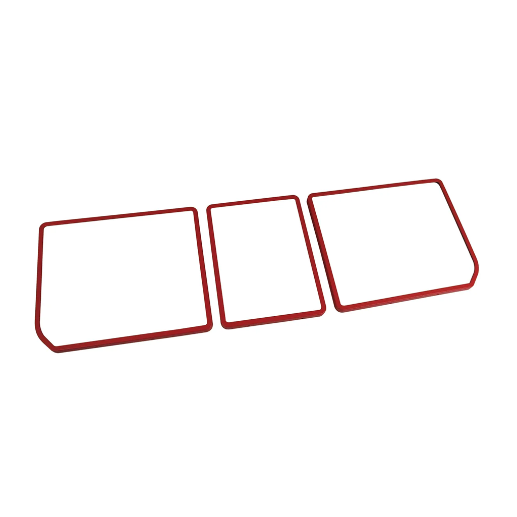 C3 1968-1979 Corvette Rear Compartment Unit Door Frames - 3-Piece