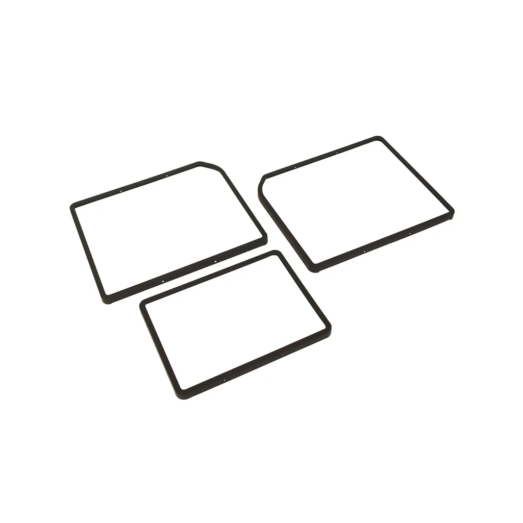 C3 1968-1979 Corvette Rear Compartment Unit Door Frames - 3-Piece