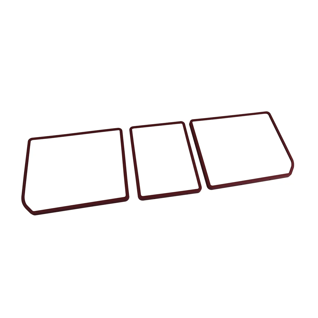 C3 1968-1979 Corvette Rear Compartment Unit Door Frames - 3-Piece