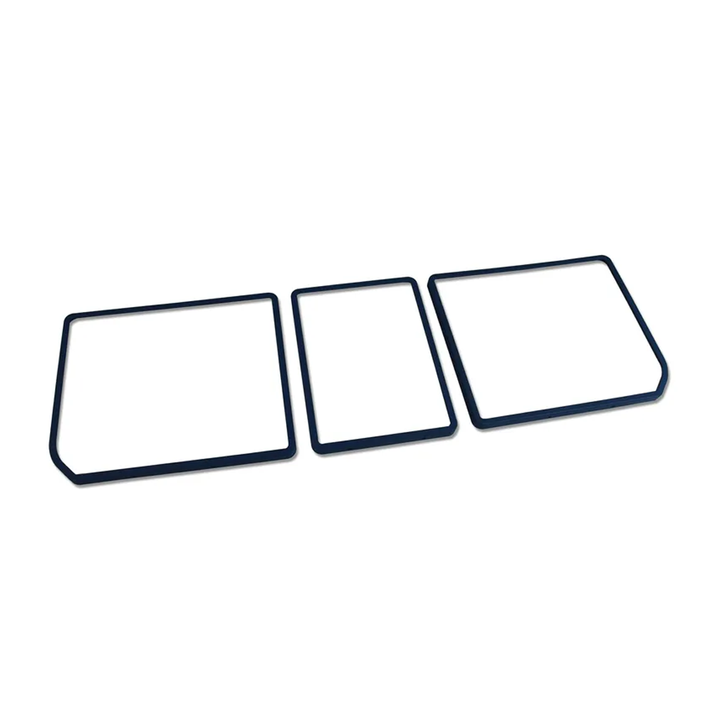 C3 1968-1979 Corvette Rear Compartment Unit Door Frames - 3-Piece