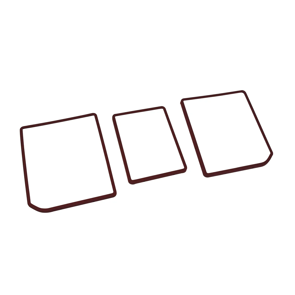 C3 1968-1979 Corvette Rear Compartment Unit Door Frames - 3-Piece