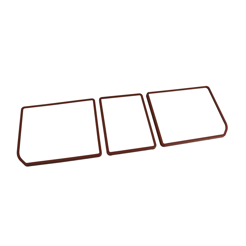 C3 1968-1979 Corvette Rear Compartment Unit Door Frames - 3-Piece