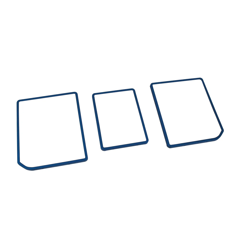 C3 1968-1979 Corvette Rear Compartment Unit Door Frames - 3-Piece