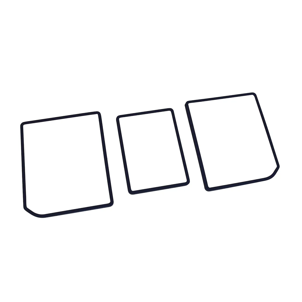 C3 1968-1979 Corvette Rear Compartment Unit Door Frames - 3-Piece