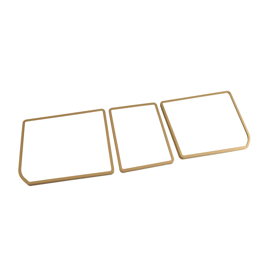 C3 1968-1979 Corvette Rear Compartment Unit Door Frames - 3-Piece