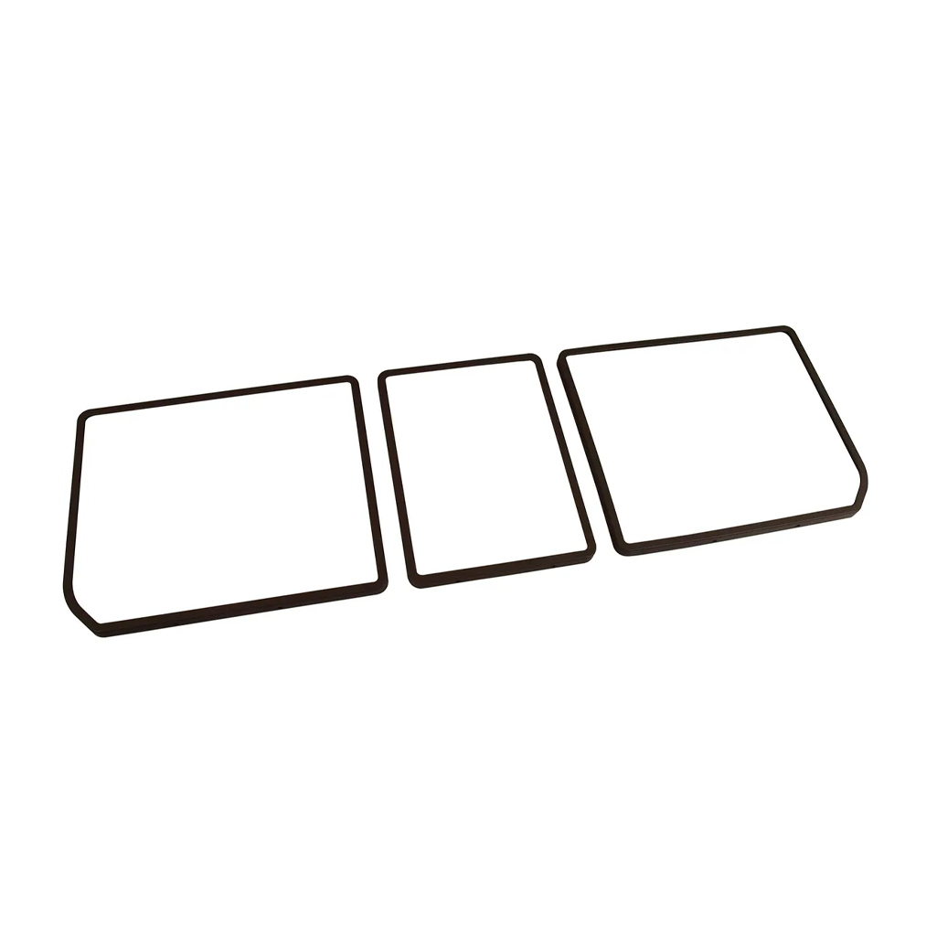 C3 1968-1979 Corvette Rear Compartment Unit Door Frames - 3-Piece