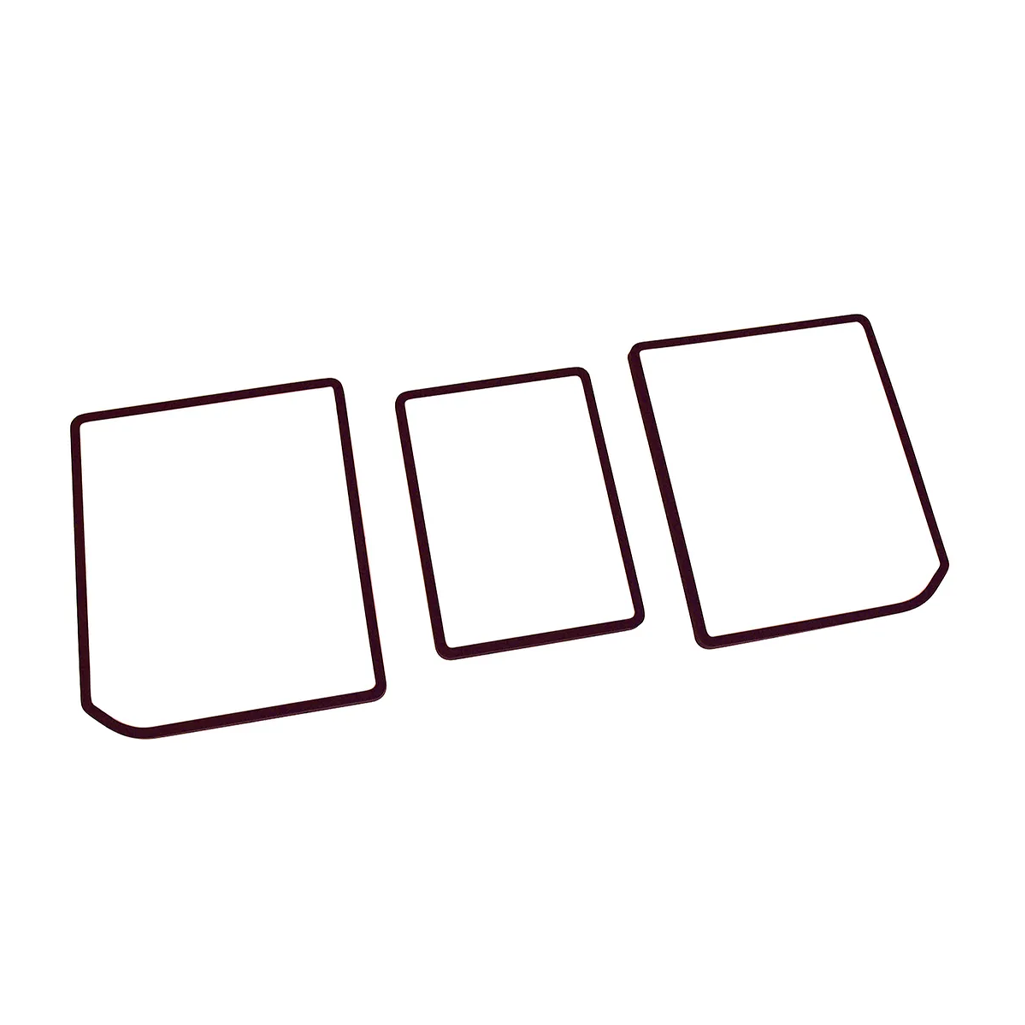 C3 1968-1979 Corvette Rear Compartment Unit Door Frames - 3-Piece