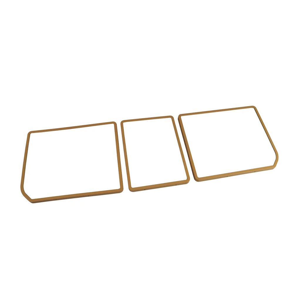 C3 1968-1979 Corvette Rear Compartment Unit Door Frames - 3-Piece